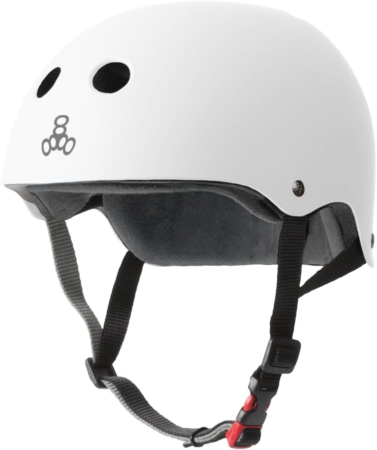 Triple Eight Certified Sweatsaver Helmet for Skateboarding, BMX, Roller Derby, Roller Skating, Inline Skating, Scooter and Bike