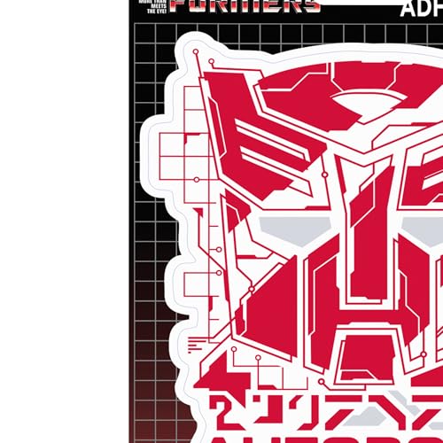 Image of Hasbro Transformers Autobots Shield Adhesive Vinyl Decal - Fun Autobots Sticker for Water Bottle or Laptop