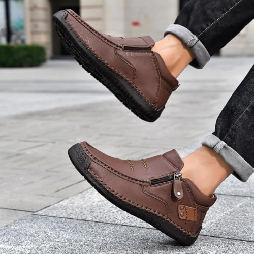 Image of Coramtty Mens Classic Loafers Moccasins Walking Outdoor Walking Shoes