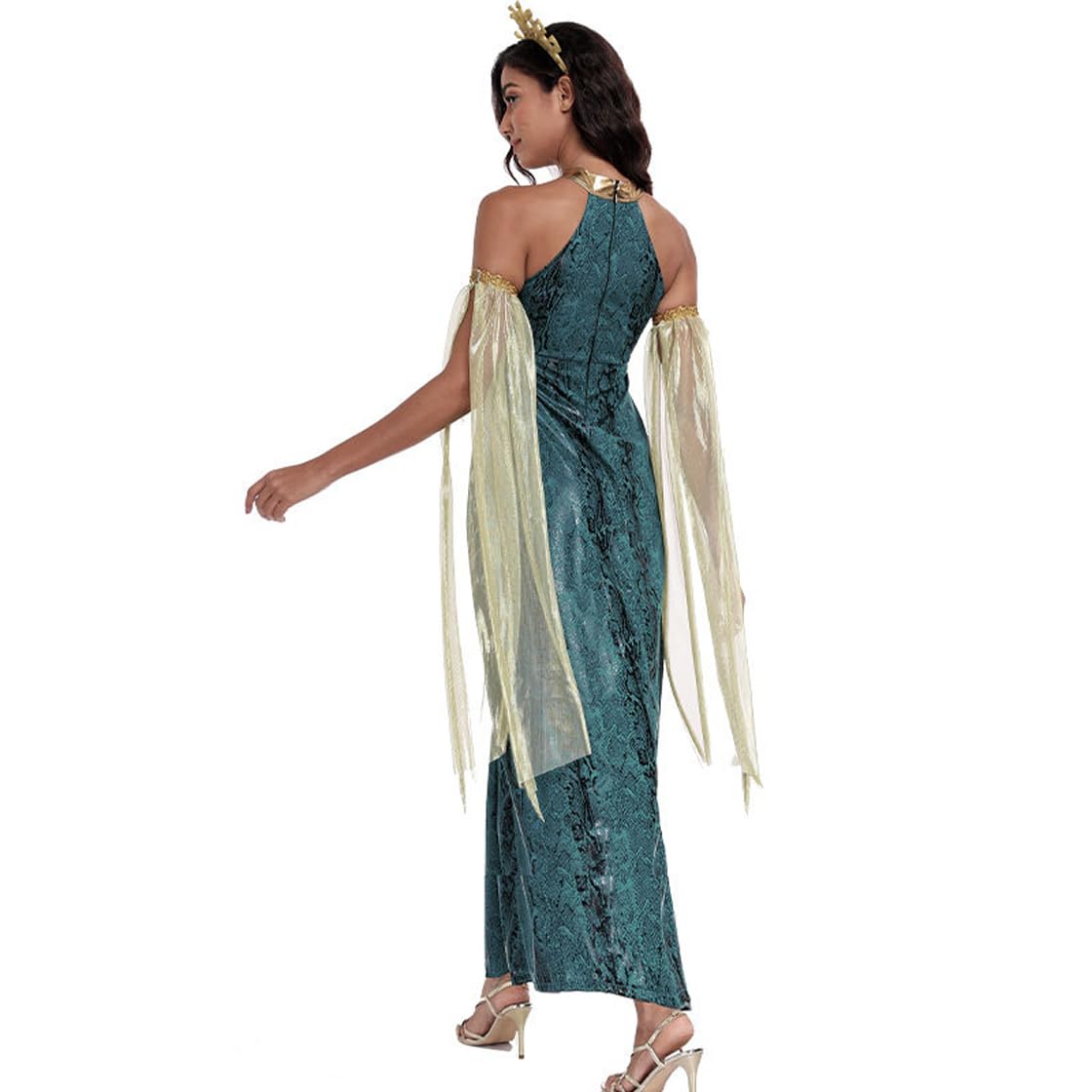 LANGWEI Costume di Halloween Sexy Dell'antica Dea Greca Egizia Medusa Cosplay Performance Costume