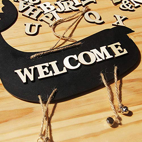 JKJF Wooden Alphabet Letters Capital Letter Unfinished Wood Sticker for DIY Craft, 26 Letters A to Z, 52 Pcs, 2 Sets - Thumbnail 5