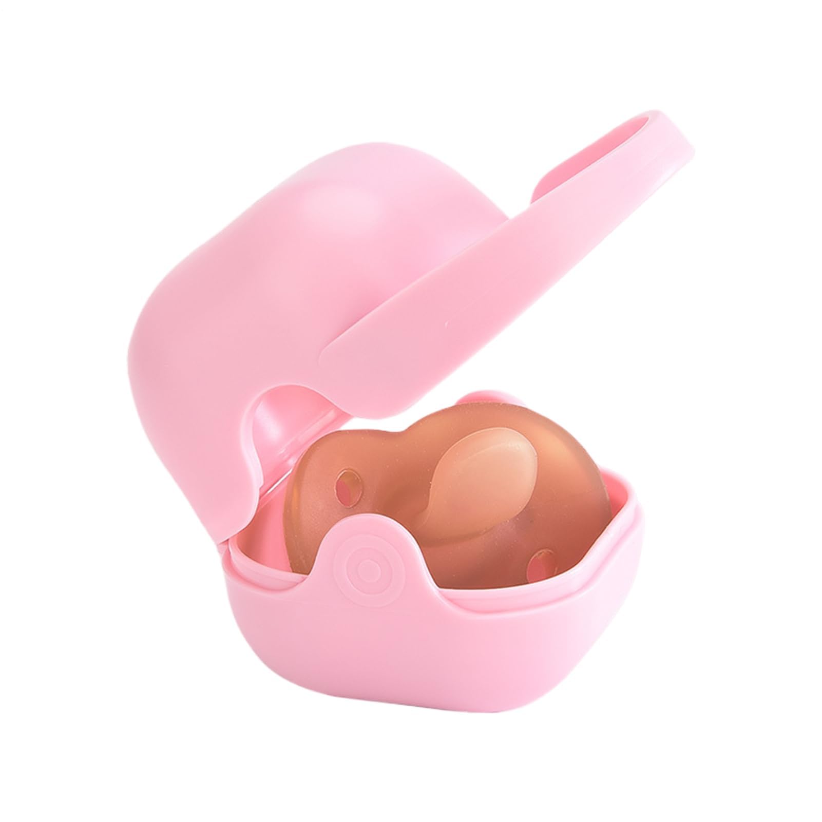 Muiltvoe Pacifier Case – 9.5x6.2x6cm PP Pink/Green/Blue, Nipple Storage Container, Travel Hygiene Holder | Perfect for Care, Portable Supplies, Daycare Preparation Needs, Clean Protect