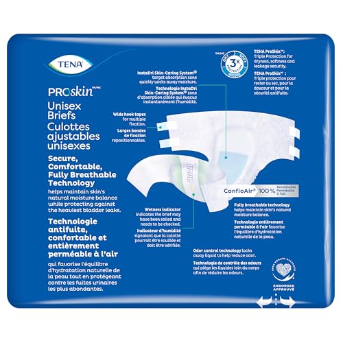 TENA Proskin Super Absorbency Incontinence Adult Diapers, Unisex, L, 56 ct - image 8