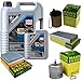 Produktbild QR-PARTS 69349500 Filter Set Inspektionspaket 6 Liter Motoröl Top Tec 4600 5W-30 MANN-FILTER Innenraumfilter Kraftstofffilter Luftfilter Ölfilter