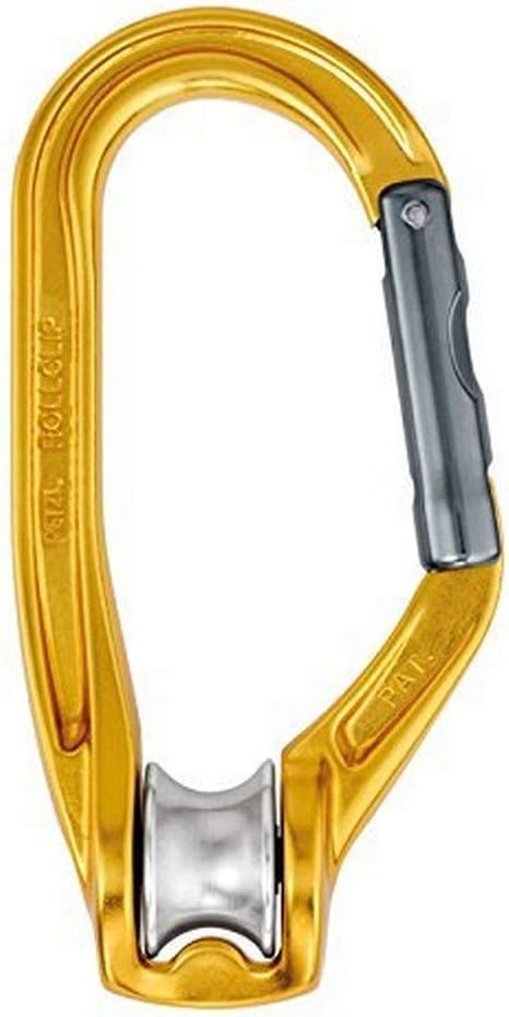 PETZL P74 Pulley Carabiner with Gate Opening On Side