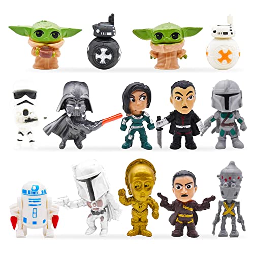 Decoración de Tarta Star Wars, Figura Star Wars, Adornos para Tartas Yoda, Decoracion para Pastel,...