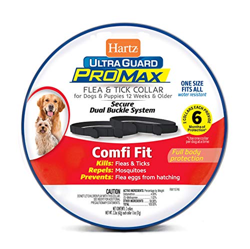 Hartz ultraguard promax flea & tick collar for dogs and pup…