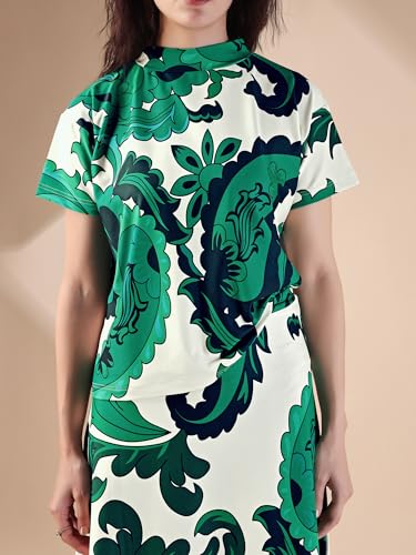 Image of PURVAJA Women's Regular Midi Printed Co-Ords