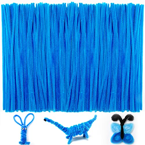 Image of IOOLEEM 200pcs Dark Blue Pipe Cleaners Bulk for Crafts
