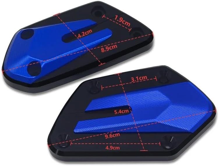 オイルタンクカバープロテクター オートバイ フロント ブレーキ クラッチ フルード リザーバー カバー キャップ アクセサリー に適