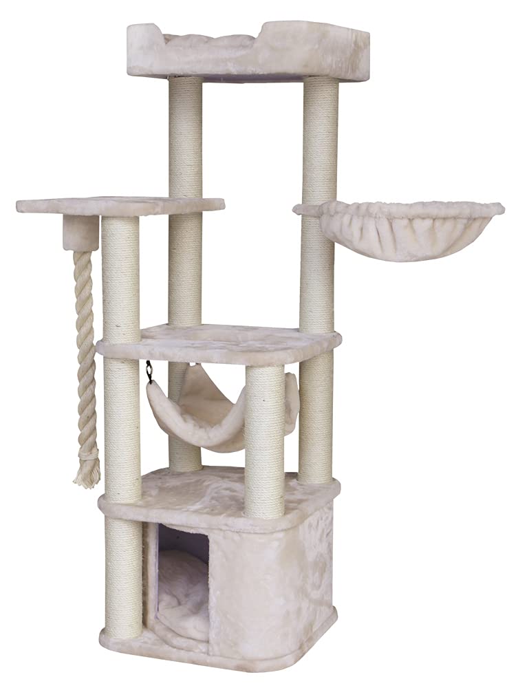 Nobby Kratzbaum Classic Zada - Arbre à chat gris compact pour le repos de votre félin
