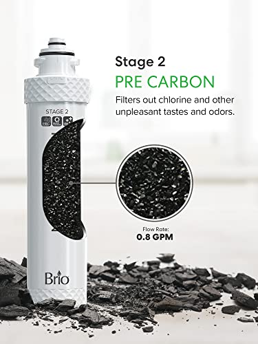 Image of Brio 3-Stage Filter Replacement Kit for Water Cooler Dispensers