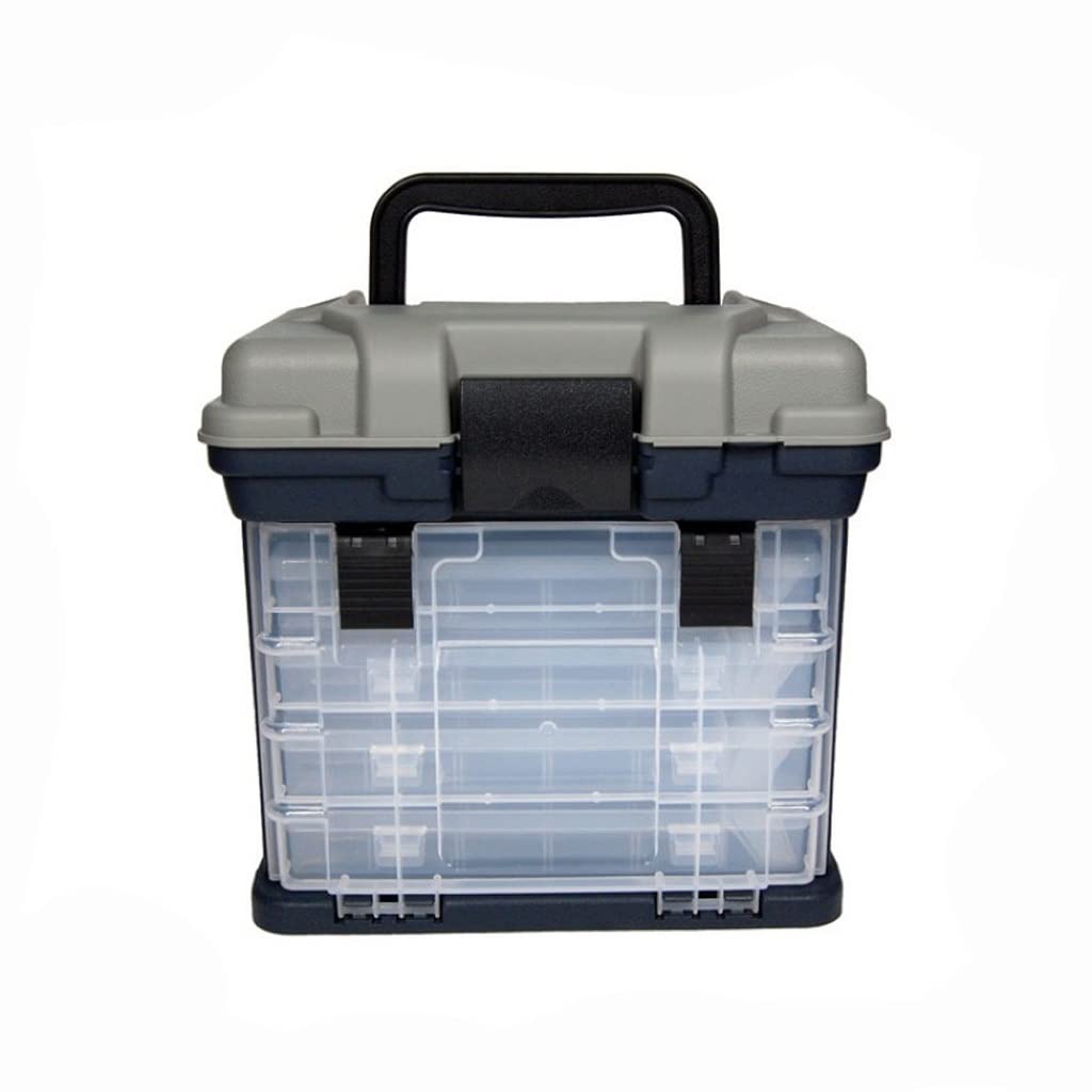 Boîte de matériel de pêche, boîte de Rangement Multifonction pour Outils de pêche, boîte de pêche Portable pour Lacs et rivières