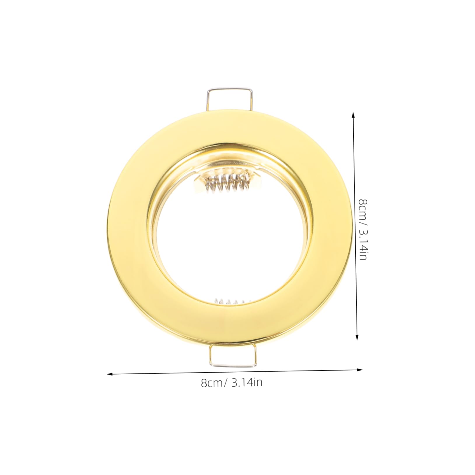 Veemoon Iron Ceiling Lamp Housing Light Cover Plate Mr16/gu10 Led Trim Insulation Cover Minimalist Easy Install for Lighting Projects