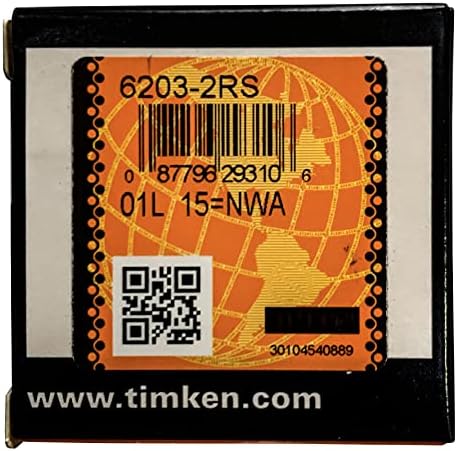 2PACK TIMKEN 6203-2RS Deep Groove Ball Bearing 17x40x12mm - 3