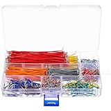Ciieeo 840 Pcs Female to Female Breadboard Jumper Wire Kit with Box, Aluminum and Plastic, Assorted Lengths