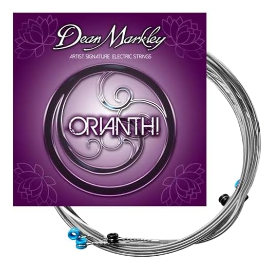 Dean Markley Electric Guitar Strings Artist Series Orianthi 6 String Set, 2554-OR Blue Steel Electric Guitar String Set, Cryogenically Treated for Longer Life & Superior Sound, Made in USA, Gauge 9-52