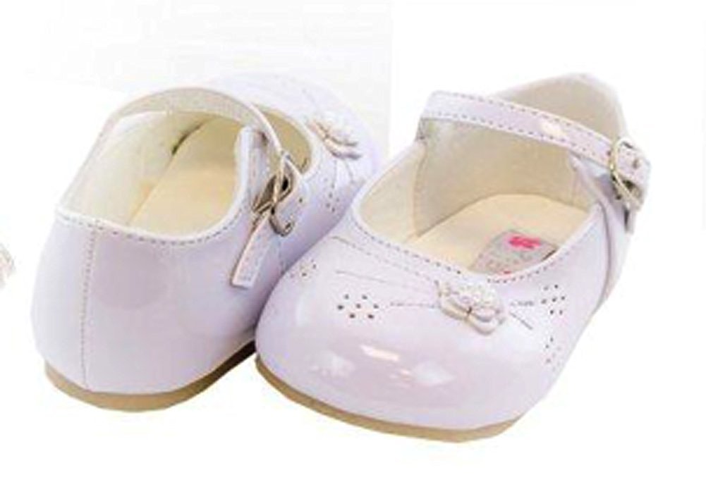 Greatlookz Amanda's Shiny Party Shoes (Infants 1, White)