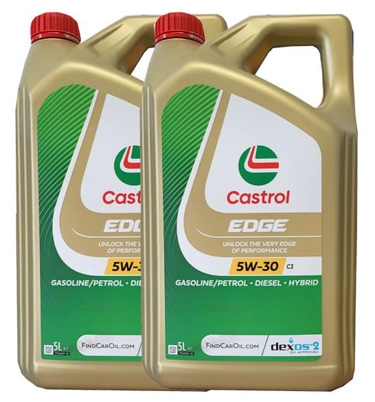 2 x 5 l = 10 litros Castrol Edge Titanium fsttm 5 W de 30 C3 Motor de aceite motores de aceite