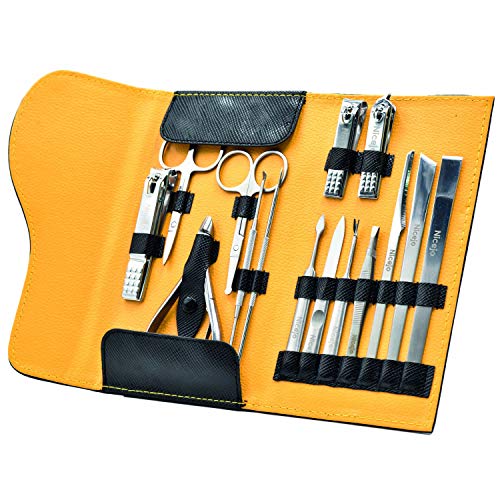 Set Manicure Pedicure Professionale in Acciaio