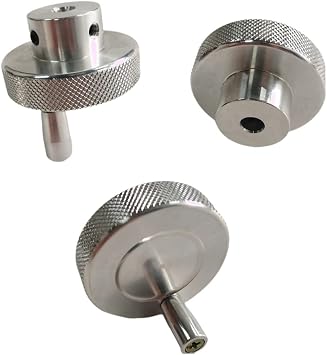 2 "عجلة يدوية معدنية تناسب 10 mm رمح من مخرطة صغيرة تحول CNC، جولة اليد عجلة كرنك