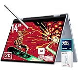 Dell 14 Plus 2-in-1 AI Laptop, 14' 2K Touchscreen, Core Ultra 9 288V(48 Tops), Copilot+ PC, Backlit Keyboard, Fingerprint, 1080p Webcam, Wi-Fi 7, Windows 11 Pro, Blue(32GB DDR5 RAM 8533 MHz| 1TB SSD)