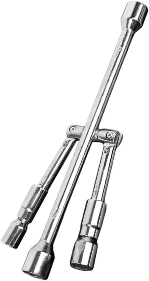 Lug Wrench for Suvs and Trucks Folding Tire Tool Construction Ergonomic Design for Easy Portable Tire Repair
