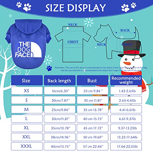 Dog Sweatshirt Hoodie 2 Pack Pet Puppy Sweaters for Small Dogs Girl Boy Chihuahua Doggie Clothes Outfit Apparel Cats… - Image 6