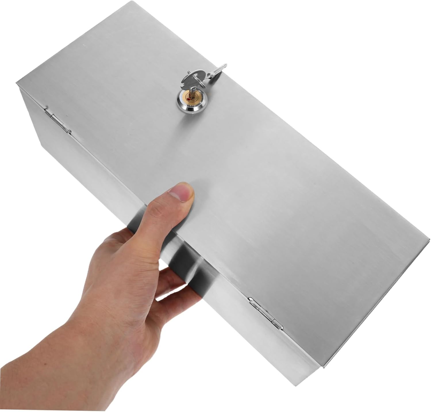 Uonlytech Type Wall Outlet Cover Stainless Steel Socket Protection Box Easy Install Power Outlet Safety