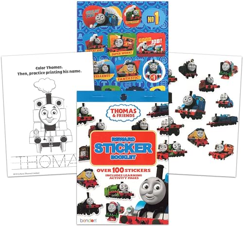 Thomas the Train Backpack for Boys - Thomas the Train School Bag Bundle Includes 15" Thomas the Train Backpack Plus Water Bottle, Stickers, More | Thomas the Train School Supplies4