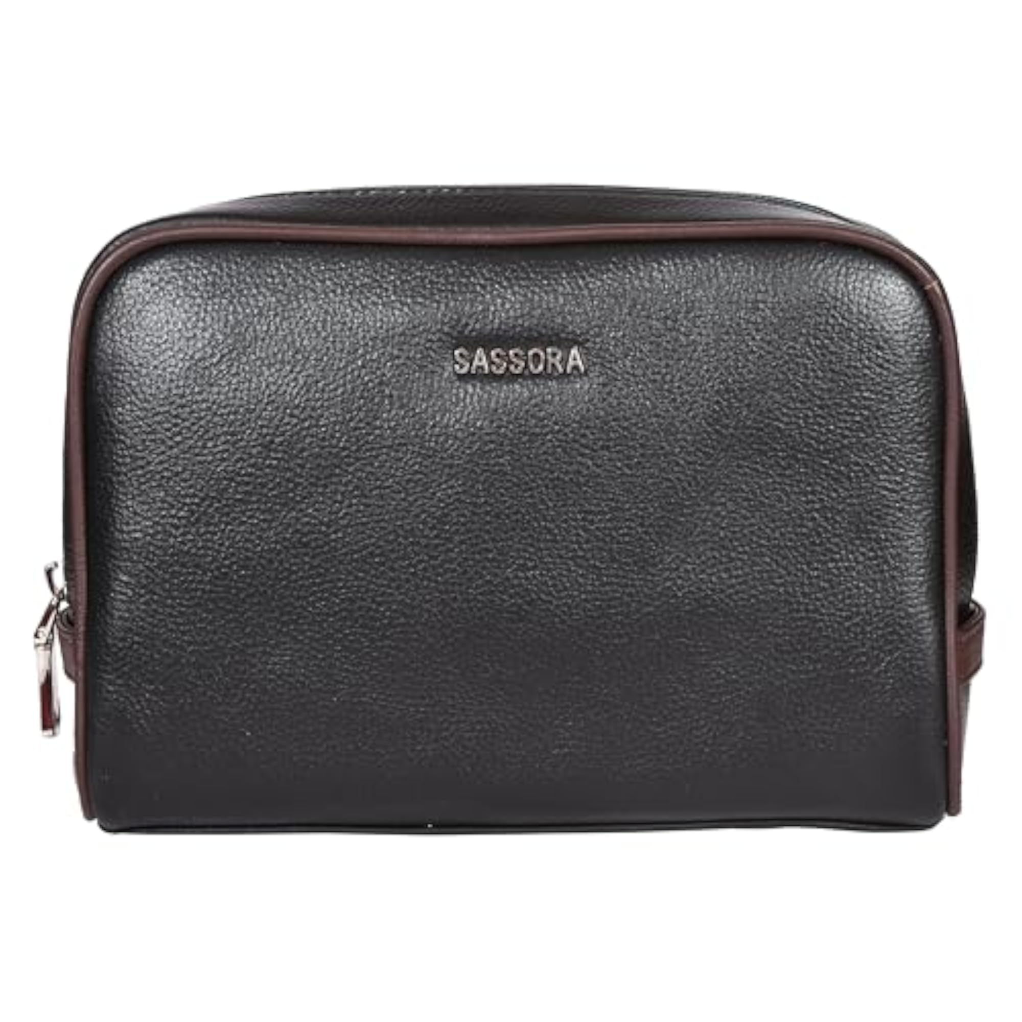 Genuine Leather Unisex Toiletry Travel Pouch
