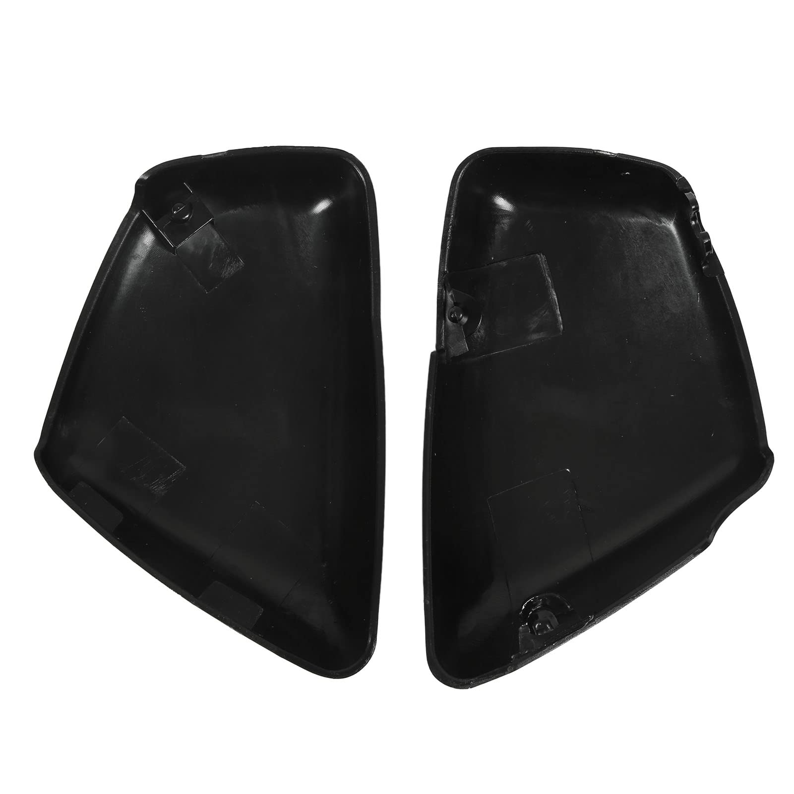 Ausla Coperchio Laterale della Batteria del Motociclo Coppia di Protezioni della Batteria in Plastica ABS Sinistra Destra per Virago 700 750 1000 1100 1984 Up Facile Installazione Sostituzione della