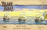 WarLord Black Seas The Age of Sail Royal Navy 3rd Rates of Renown for Black Seas Table Top Ship...