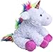 CANOPUS Einhorn Plüschtier, Einhorn Plüsh Kuscheltier, Flauschiges Stofftier, 26cm, Regenbogen Unicorn Flauschiges Weiches für Mädchen, Jungen & Babys