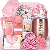 MZJAUVF Cadeau Femme, Lot de 11 Cadeau Anniversaire Femme, Original Coffret Cadeau Femmes, Cadeau de Noël pour Maman, Cadeau Fille de 15-50 Ans, Cadeau Personnalisé pour Anniversaire, Saint-Valentin