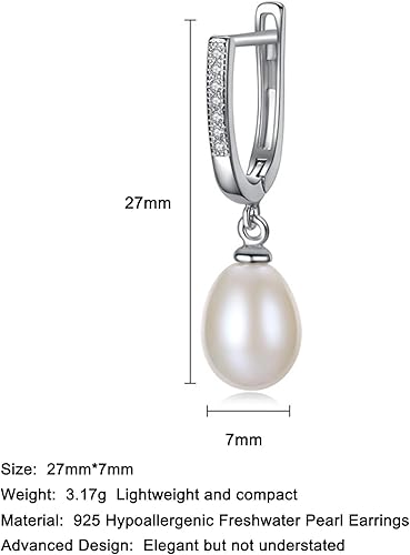 Vista 86 de OUXi Aretes de plata de ley 925 para mujer, hipoalergénicos con orejas sensibles