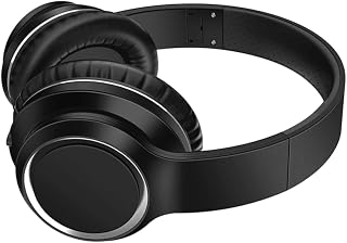 MUSISALY Fone De Ouvido Fone De Ouvido Ruído Fones De Ouvido Cancelando Fone De Ouvido Estéreo Fones De Ouvido Sobre A Orelha Fone De Ouvido De Baixa Latência Fone De Ouvido Para Jogos