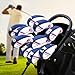 Golf Club Iron Head Covers Set, 10PCS Neoprene USA Flag Design Protective Covers for Irons