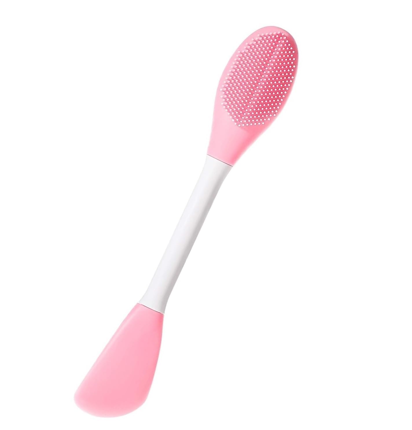 LISHER Double-Sided Silicone Facial Cleansing Brush, Face Mask Scrubber for Pore Cleansing, Gentle Exfoliating, Remove Oil, Blackhead Brush (6.5 Inch, 1)-picture-58