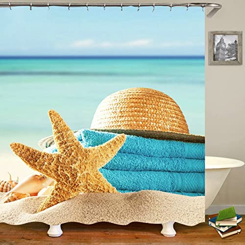 Rideau de douche imperméable 180x200cm polyester anti-moisissure KnSam - 2