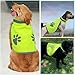 Sikweny Warnweste Hund Reflektierende Streifen Hundewarnweste mit Reflektierenden Elementen Warnwesten Einstellbares Design für Nachtwanderungen Outdoor Abenteuer Radbegleitung Training und Gesel (L)