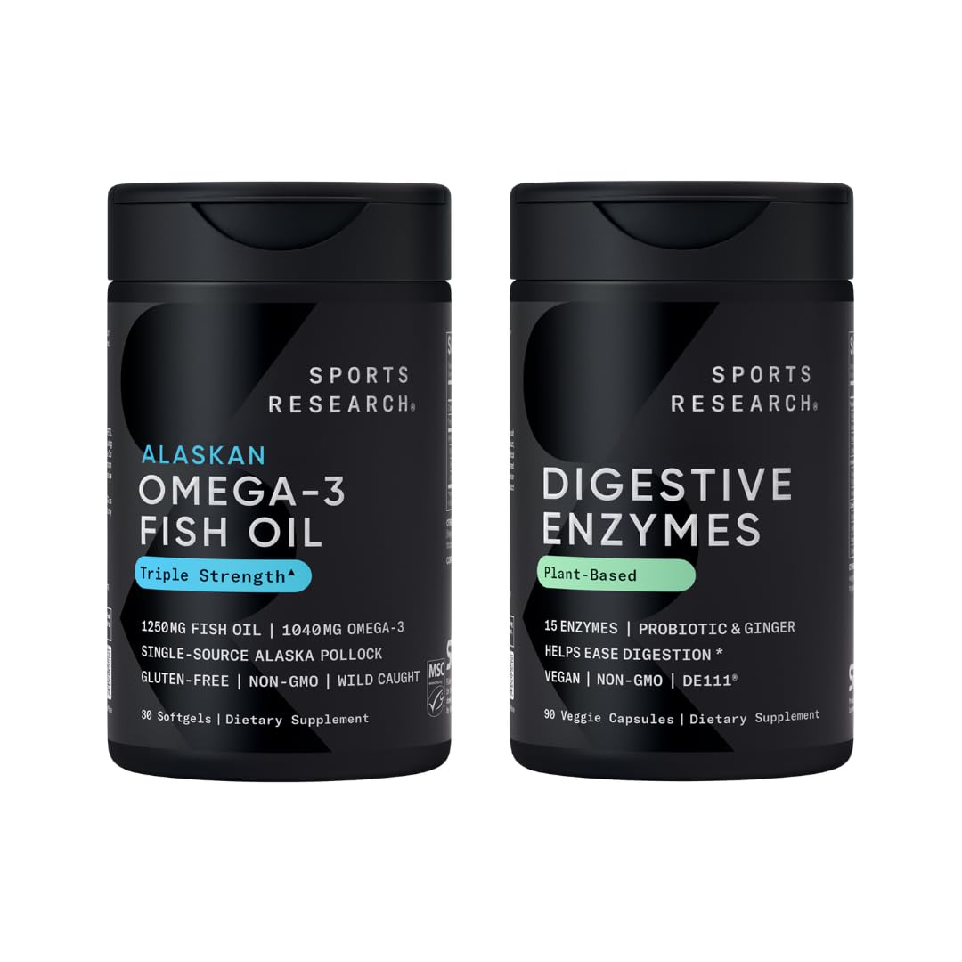 Amazon.com: Sports Research® Triple Strength Omega 3 EPA & DHA