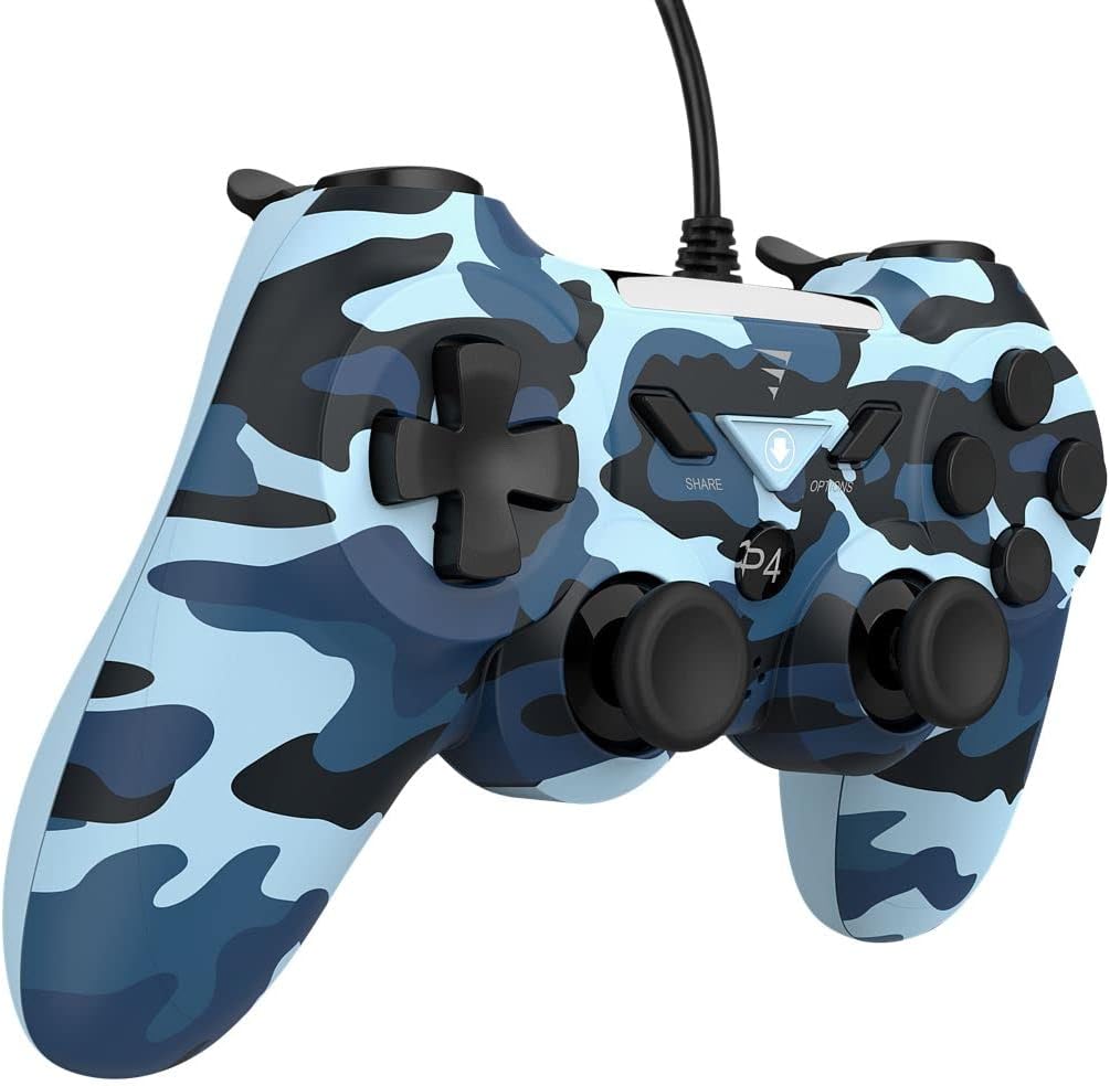 Strana view of the VoltEdge CX40 Camo Blue Controller