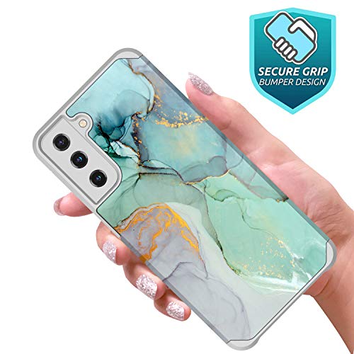 Coque rigide Samsung Galaxy A23 4G hybride premium fine motif marbre vert