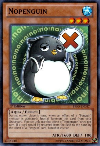 YU-GI-OH! - Nopenguin (PRIO-EN037) - Primal Origin - Unlimited Edition - Common
