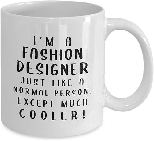 Miniatura 2 de Im a Fashion Designer Taza de café taza de té - Regalos para artista textil diseño de ropa estilista industria divertida linda idea de apreciación