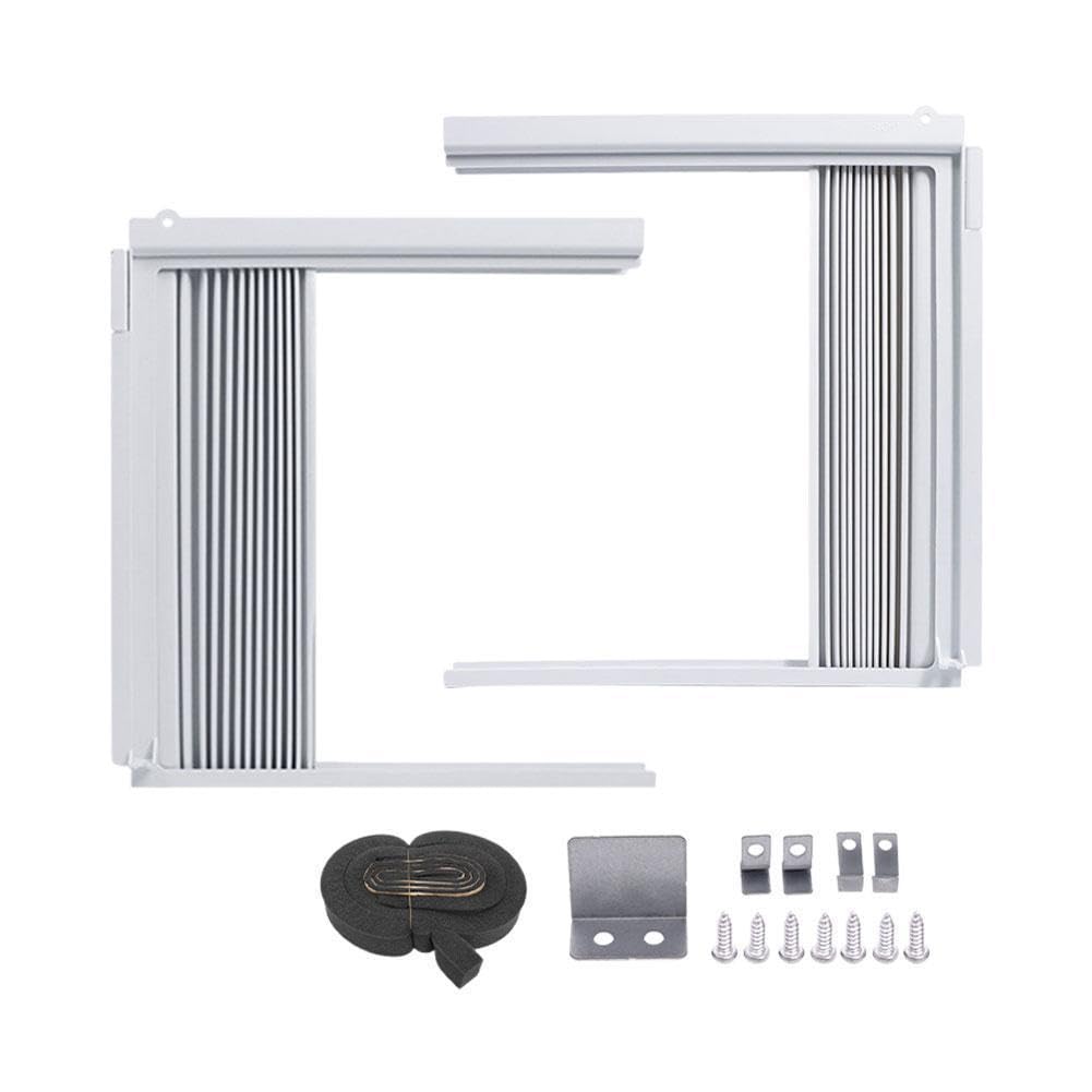 CTRLZS Adjustable Insulation Side Panel for Window Air Conditioner with Frame for BTU Window AC Unit