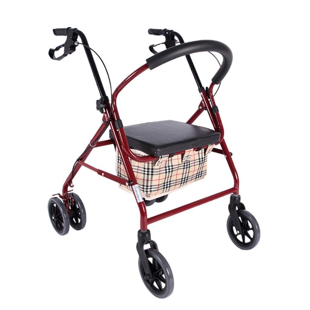 Buy Walker, Foldable Walking Mobility Aid Walker Rollator Shopping
