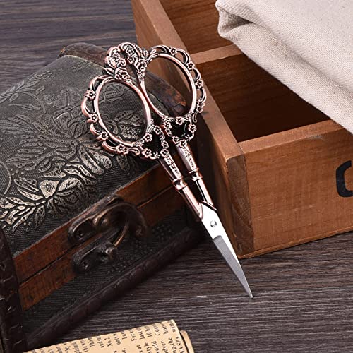 Tijeras de bordado, tijeras de sastre de acero inoxidable de alta calidad para costura, manualidades y álbumes de recortes, herramienta funcional decorativa