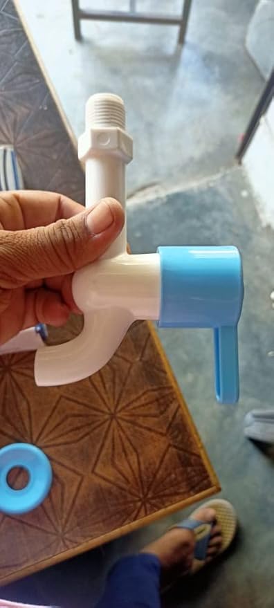 Generic Flora Bib Cock Bathroom Tap with Wall Flange Chrome Plated